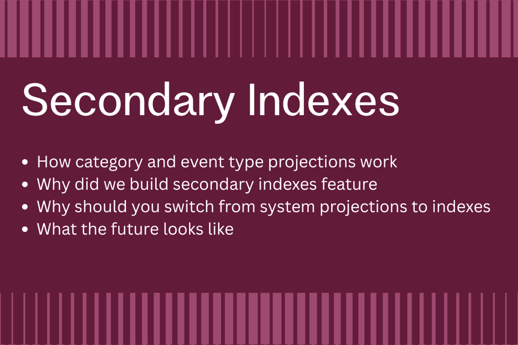 Cover for Secondary Indexes in KurrentDB: Default Indexes