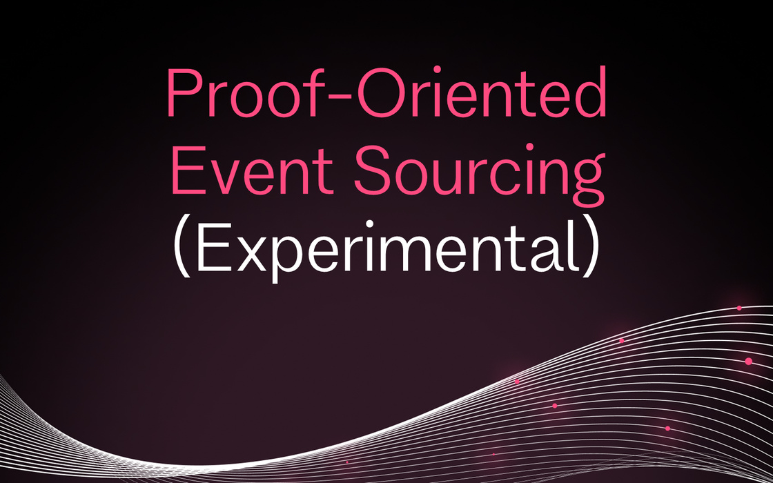 Cover for Proof-oriented Event Sourcing (Experimental)